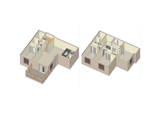 The Claremont_Claremont CA_Floor Plan_Poppy_4 Bedroom 2 Bathroom The Claremont_Claremont CA_Floor Plan_Poppy_4 Bedroom 2 Bathroom